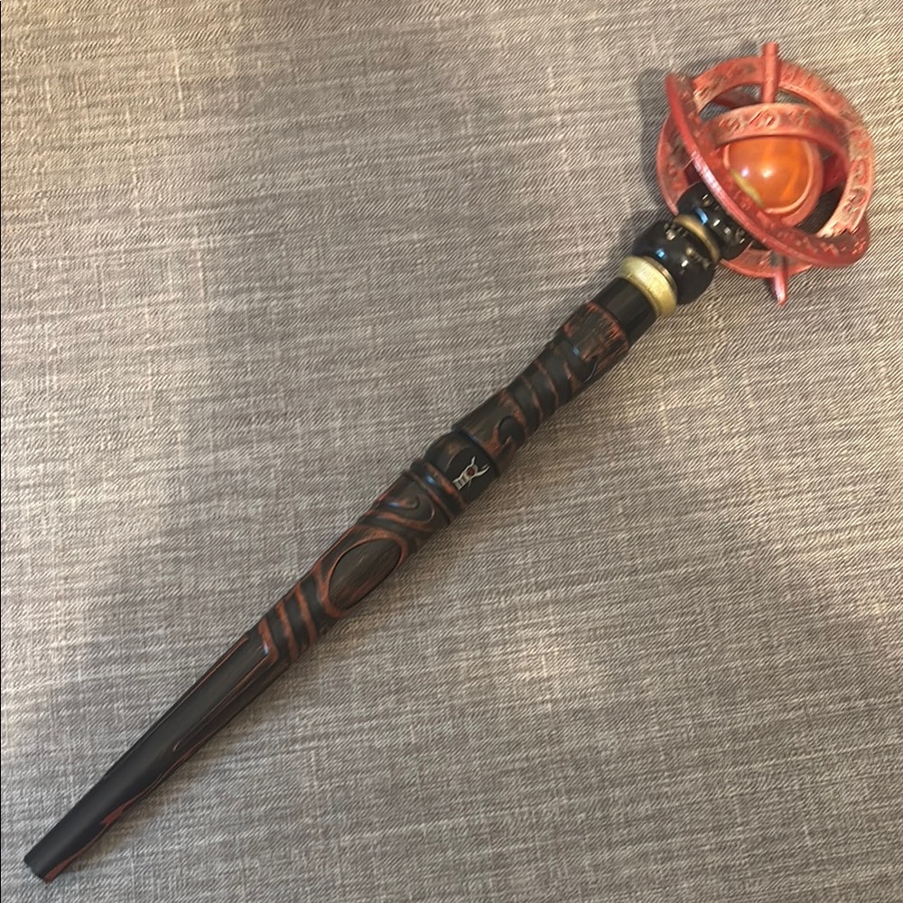 Mystical Black and Red Wand for Kids